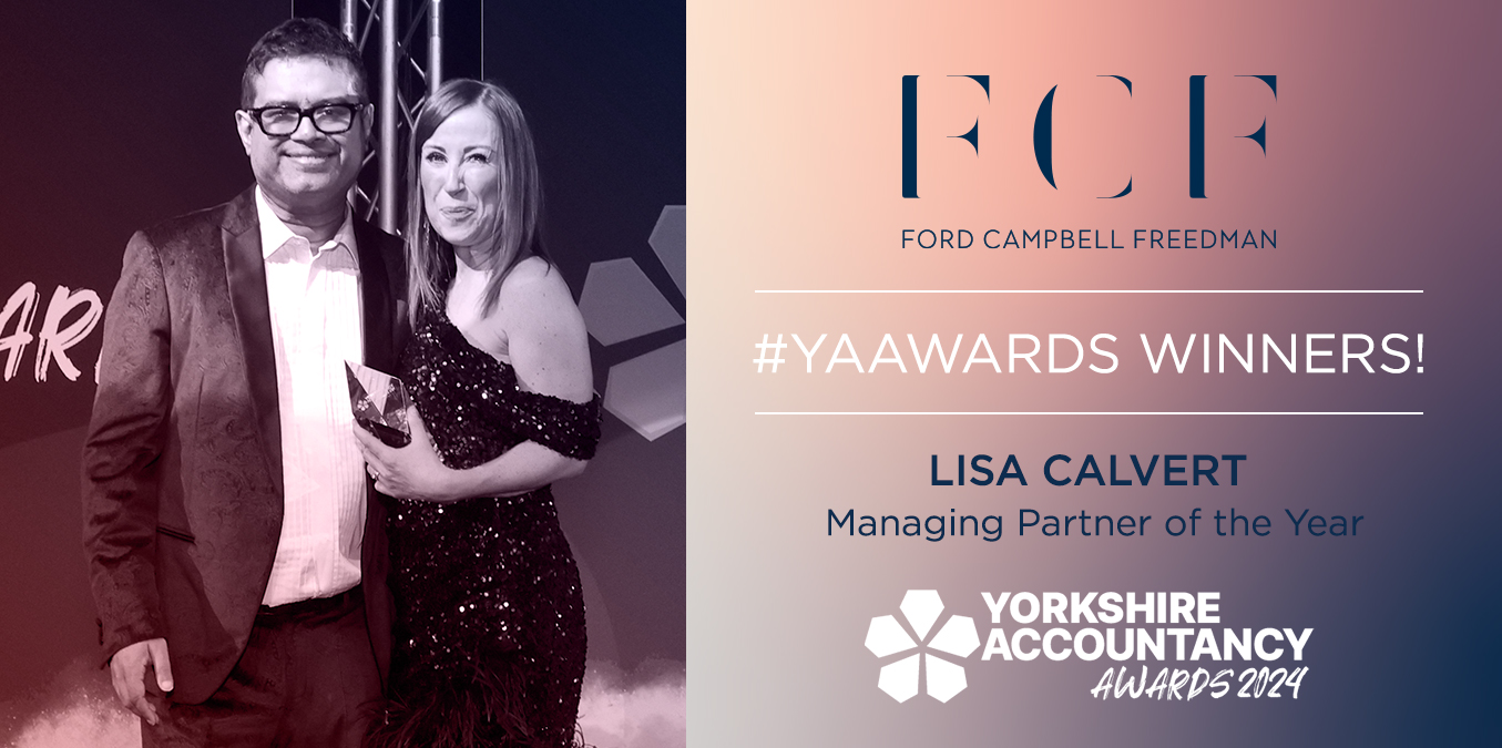 'Managing Partner of the Year' YA Award 2024 winner Lisa Calvert of Ford Campbell Freedman Ltd